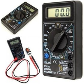 Resim Buffer Dijital Avometre Multimetre Ölçü Aleti Akım Voltaj Direnç Ölçer 