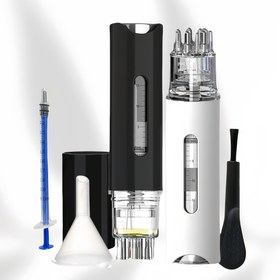 Resim Mini Şişeli 15ml 2'si 1 Arada Saç Derisi Masaj Tarakı - Saç Dökülmesi Karşıtı Saç Büyütme ve Folikül Bakımı, Esansiyel Yağ Serumu Uygulayıcısı, Normal Saç Tipleri İçin Damlatıcı Pipet ve Tarağı Dahil 