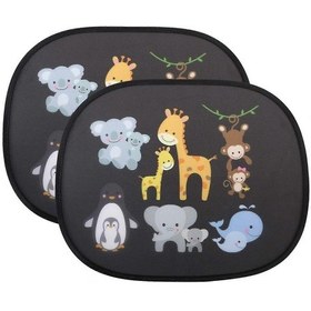 Resim Bebek Çocuklar İçin Araba Güneşliği 2 Adet. 