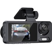 Resim Maiyame Kameralı Dash Cam Çok Dilli Net Araba Dikiz Aynası Araba Video Kaydı Kamerası Geniş Aç Sürüş Kaydedici 