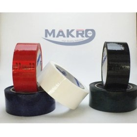 Resim Makro Akrilik Koli Bantı Kırmızı 45MMX100MT (6'lı Pkt) 