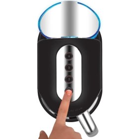 Resim Korkmaz Kahvekolik Aqua Siyah/krom Otomatik Kahve Makinesi 