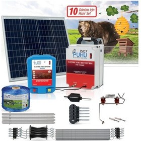 Resim Puhu Ecos Eko Model Kuruluma Hazır Elektrikli Çit Sistemi 10 Dönümlük 8 Joule -2461 