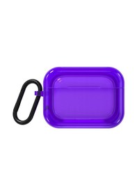 Resim Airpods Pro 2 Uyumlu Kılıf Saydam Jelly Tasarımlı Youngkit Candy Serisi Kılıf Mor 