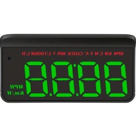 Resim Dashanshop Yeşil Obd2 Araç Bilgisayarı M5 Hud Ön Cam Projektör Hız Göstergeli Dijital Ekran Aksesuar 