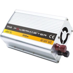 Resim Powermaster 500w 12v Modifiye Sinus Invertör 220volt 