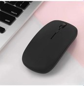 Resim Sessiz Bluetooth Fare Marcaron Bilgisayar Dizüstü Optik Fare Kablosuz İpad Black Diğer 