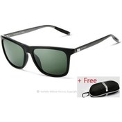 Resim Agoodshop Veıthdıa Marka Unisex Retro Alüminyum + Tr90 Güneş Gözlüğü Polarize Lens Eski Gözlük Ak Altın 