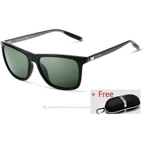 Resim Agoodshop Veıthdıa Marka Unisex Retro Alüminyum + Tr90 Güneş Gözlüğü Polarize Lens Eski Gözlük Ak Altın 