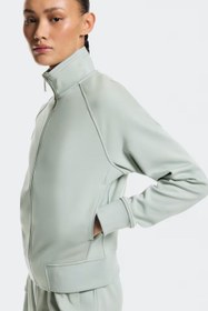 Resim Courtside Full-Zip Kadın Spor Ceket - Yeşil / M 