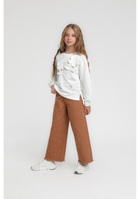 Resim Xo Kids Kız Çocuk Sweatşirt 5-9 Yaş 36076 Beyaz 