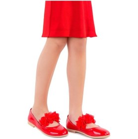 Resim Kiko Kids Rugan Kız Çocuk Babet Ayakkabı Arç 02 Kırmızı 