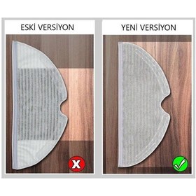 Resim Xiaomi Vacuum Mop 2 Stytj03zhm Uyumlu 10 Adet Mop-tam Yüzey Mikrofiber 