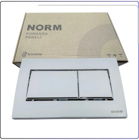 Resim VitrA 437020YP Kumanda Paneli Grup Parlak Krom Norm (Ön Kısım) 