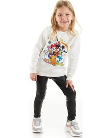 Resim Supermino Minnie Mouse Lisanslı Kız Çocuk Sweatshirt 20170 