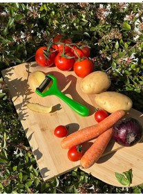 Resim Solingen Pırıltılı Yeşil Sapan Soyacak Paslanmaz Alman Çeliği, Ergonomik Sap, Yüksek Keskinlik-253 Yeşil 