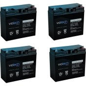 Resim Viotech VT18-12 12VOLT 18AMPER Ups Aküsü 4'lü Set Yeni Üretim Tarihli 