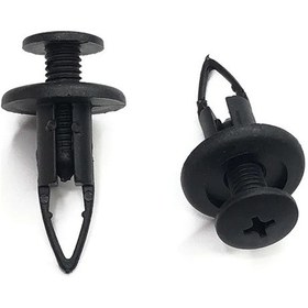 Resim Lasonstiges 50 Adet Araba Tampon Eşik Klipleri Enjeksiyon Kalıplı 9mm Plastik Trim Panel Toka Toyota Lexus Avalon Corolla Camry Vw Passat B5 