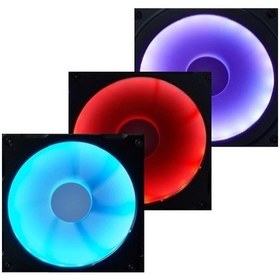 Resim Phanteks Halos Lux Rgb Led Işıklı Fan Çerçevesi. 140Mm 3 Adet 