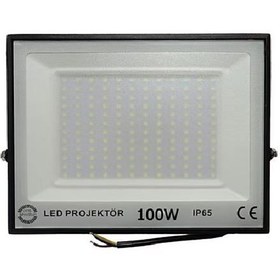 Resim Opto Minisun 100w Beyaz 6500k Slim Led Projektör 