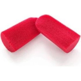 Resim qosrix Silikon Sünger Uyku Seyahat Ses Gürültü Geçirmeyen ve Atış Için Kulak Tıkacı 2 Adet 