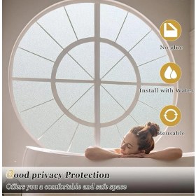 Resim Bi Dünya Shop Uv Engelleyici Buzlu Cam Filmi 3 Metre x 45 Cm. 