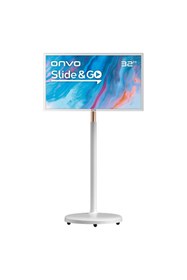 Resim ONVO 32OVM6000 32'' 82 Ekran Slide&Go Hareketli Taşınabilir Android 13 Smart LED Dokunmatik Ekran BKalite 