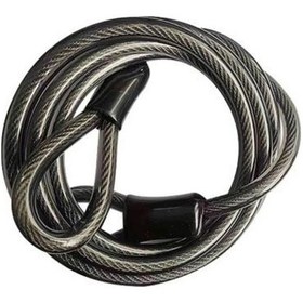 Resim Xbyc 4501k Güçlü Çelik Kablo Halat Kilit 8 X 1850 Mm Motosiklet Bisiklet Halat Kilidi 