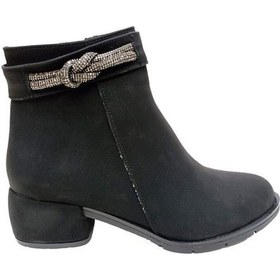 Resim Erbay 511 Yağlı Deri Trend Fashion Kadın Bot Siyah 