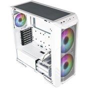 Resim Cooler Master HAF 500 White Tempered Glass ARGB USB 3.2 ATX Mid Tower Kasa 