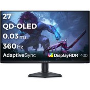 Resim Dell Alienware AW2725DF 27 inç 360Hz 0.03Ms QHD Adaptive Sync QD-OLED Pivot Gaming Monitör 