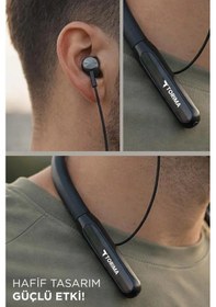 Resim Torima TB-10 Bluetooth 5.4 Ense Askılı Kulak İçi Kulaklık 