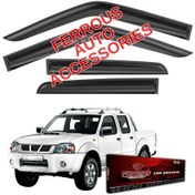 Resim Nissan Navara Ferrous Cam Rüzgarlığı 4lü 2001 2004 