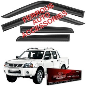 Resim Nissan Navara Ferrous Cam Rüzgarlığı 4lü 2001 2004 