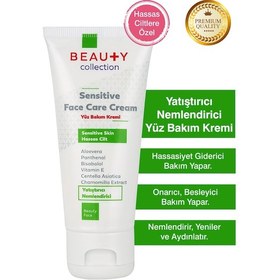 Resim Beauty Collection Hassas Ciltlere İçin Yatıştırıcı ve Nemlendirici Yüz Bakım Kremi 50 ML 