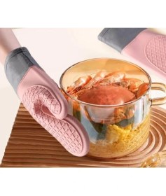 Resim Tp Buğz Isıya Dayanıklı Silikon Fırın Eldiveni 