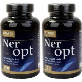 Resim Vitapol Ner Opt Neuro Optimizer Alfa Lipoik Asit Taurin 2 x 120 Kapsül 