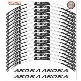 Resim Arora Mt 125 Uyumlu Jant Şeridi 3 