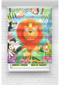 Resim Perdecizade Enxboy Safari Dijital Baskılı Zebra Perde-cocuk Odası-stor Perde Tyc9bf859e84107d75491f500 Renkli 