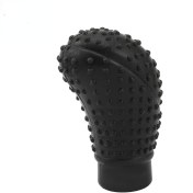 Resim Evrensel Araba Vites Topuzu Kapağı Kaymaz Otomatik Şanziman Kolu Çekmece Manşon Araç Parça, Manuel vite topusu otomotif aksesuarı, İlk düzenli manuel veya oto kutulu, iletişek iyiligi sürüş konfor parca. Oda dekorasyona uygundur 