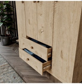 Resim Nova 4 Kapaklı ,2 Çekmeceli Dolap/gardırop %100mdf 