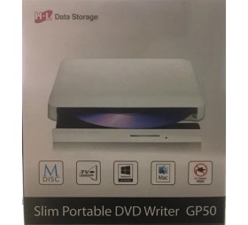 Resim Hitachi-LG GP50NW41 8X DVD-RW USB 2.0 Beyaz Slim Harici Yazıcı 