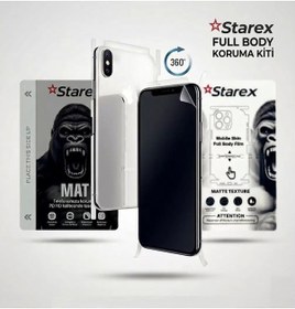 Resim Samsung Galaxy M16 Uyumlu Nano Ekran Koruyucu Matte Hayalet - Full Arka Kaplama 360 Koruma Starex 