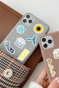 Resim Duende Sticker - Mavi Tatil Dekoratif Telefon Tablet Laptop Stickerı 