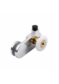 Resim Ayrıntıshop Bir Sabit İki Çalışır Duşakabin Metal Tekerlek 1 Adet Krom 