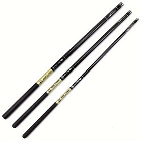 Resim Karbon Fiber Sörf Olta Kamışı, Taşınabilir Ultra-Hafif Ultra-Sert Olta Kamışı, Hızlı Aksiyon, Hafif Güç, Çeşitli Boyutlar (3.6metre/4.5metre/5.4metre/6.3metre/7.2metre), Siyah 