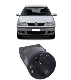 Resim Cme Parts Vw Volkswagen Polo Dürbün Göğüs 2000-2002 Uyumlu Ön Arka Sisli Far Açma Düğmesi Anahtarı 1c0941531 Far Açma Düğmesi 
