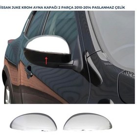 Resim Ebal Otomotiv Nissan Juke Krom Ayna Kapağı 2 prç. 2010 Üzeri P. Çelik 