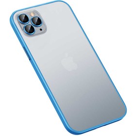 Resim iPhone 12 Pro Uyumlu Zore Retro Kılıf-Mavi 