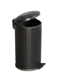 Resim Aqua Bagno Midas Çöp Kovası -pedallı 16 Lt. , Mat Siyah 